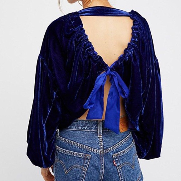 ✨ Free People Gimme Some Lovin' Velvet Top ✨ - Picture 2 of 6